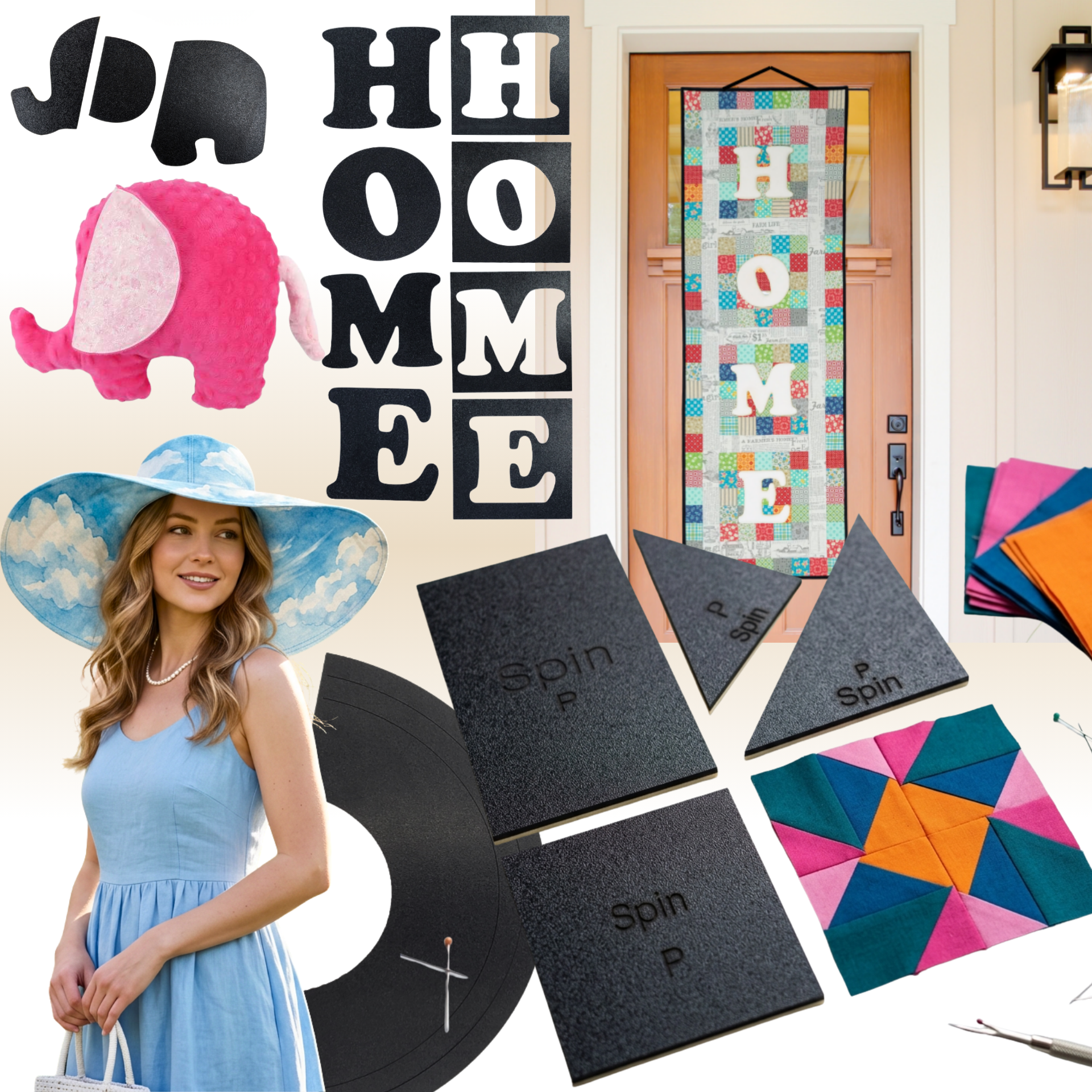 Quilt Template and Free Motion Tools